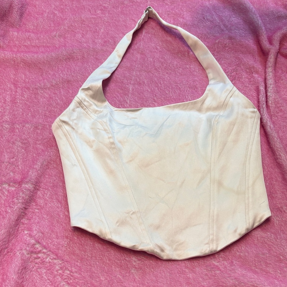 Wilfred Cream Crop Top